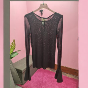 Blusa VICOLO in tulle con volant