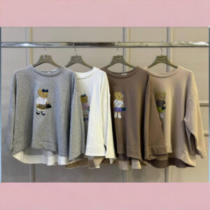 Felpa MARYLEY con orsetta & punti luce