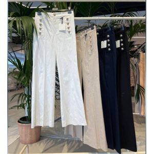 Pantalone VICOLO con bottoni oro o argento