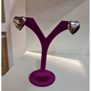 Orecchini a CUORE grande , argento