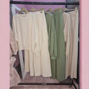 Completo MARYLEY in cotone garzato