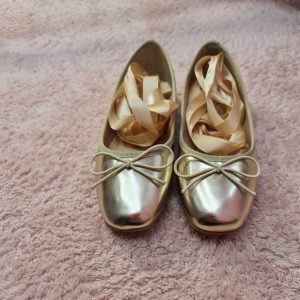 Ballerina SUSYMIX stringata , oro