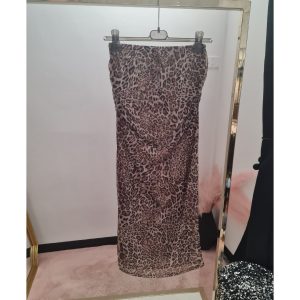 Gonna Midì VICOLO in tulle , animalier