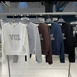 Felpa Crop VICOLO con logo in Strass