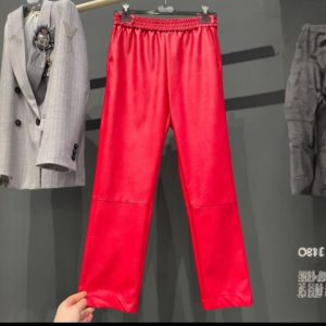 Pantalone VICOLO in ecopelle , ROSSO