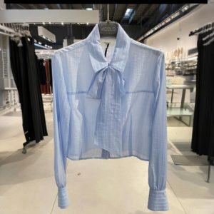 Camicia Crop VICOLO con fiocco