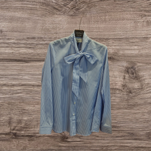 Camicia VICOLO a righe con fiocco
