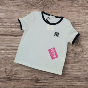 T-shirt Crop VICOLO con ricamo