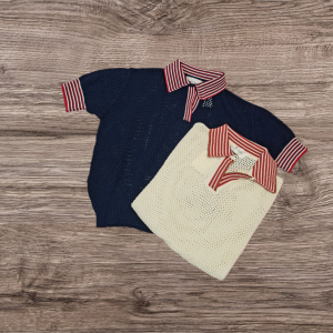 Polo VICOLO in maglia traforata