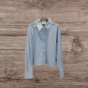 Camicia Crop VICOLO check con punti luce