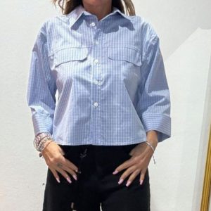 Camicia Crop VICOLO a quadretti