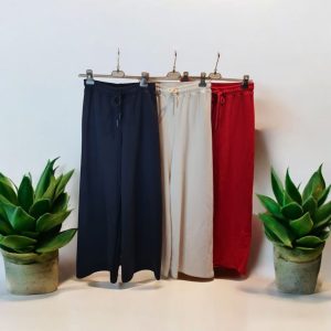 Pantalone VICOLO in cotone garzato