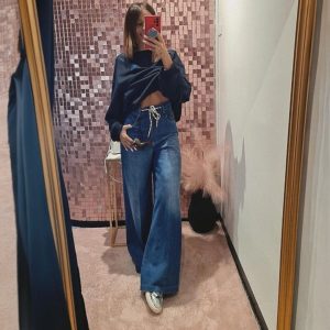 Jeans VICOLO con coulisse & charm
