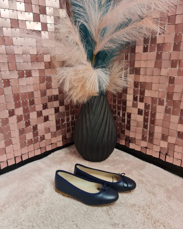 Ballerina DIVINE FOLLIE in nappa, BLU