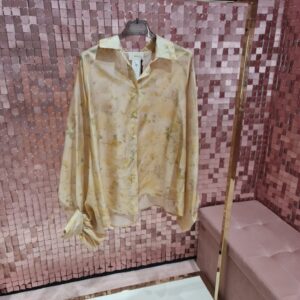 Camicia VICOLO floreale GIALLO