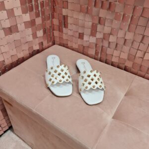Ciabattina DIVINE FOLLIE con borchie dorate