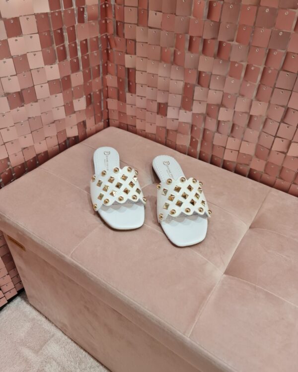 Ciabattina DIVINE FOLLIE con borchie dorate