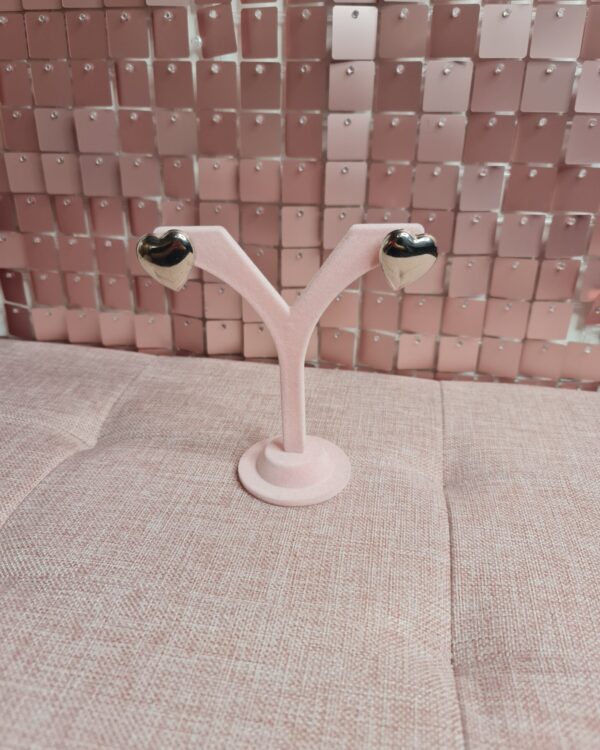 Orecchini a cuore, ARGENTO