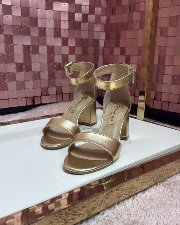 Sandalo DIVINE FOLLIE laminato PLATINO