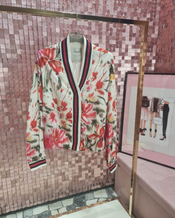 Bomber MARYLEY in fantasia floreale