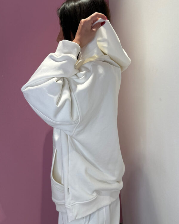 Felpa Over VICOLO con cappuccio & zip