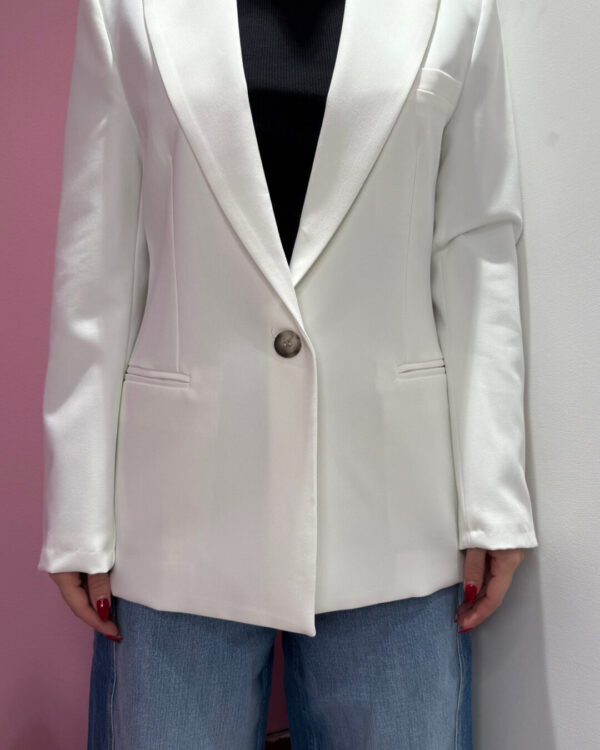 Blazer VICOLO a 1 bottone, BIANCO