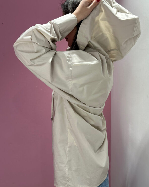 Caamicia VICOLO con cappuccio , BEIGE