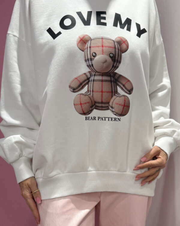 Felpa VICOLO con stampa & strass