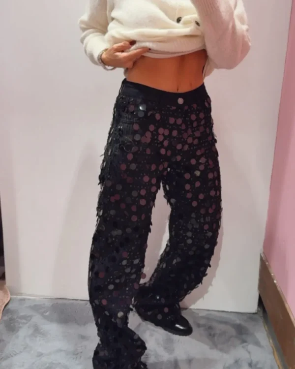 Jeans VICOLO mod. DALIA con paillettes