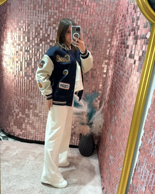 Bomber VICOLO in cotone con PATCH