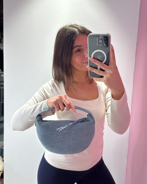 Borsa VICOLO mod. CROISSANT in denim