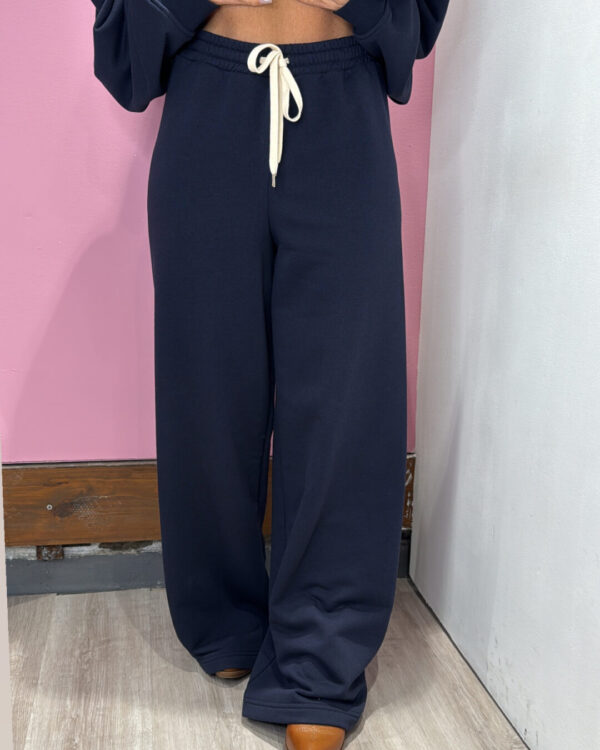 Pantalone VICOLO a palazzo con coulisse, BLU