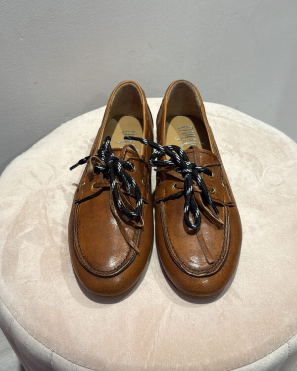 Mocassino OVYE' in pelle, CUOIO