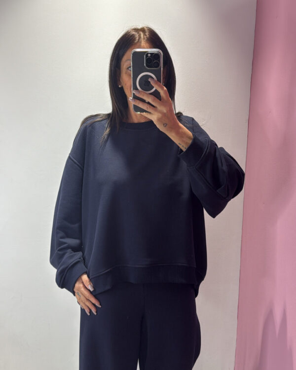 Felpa Over VICOLO basic, BLU