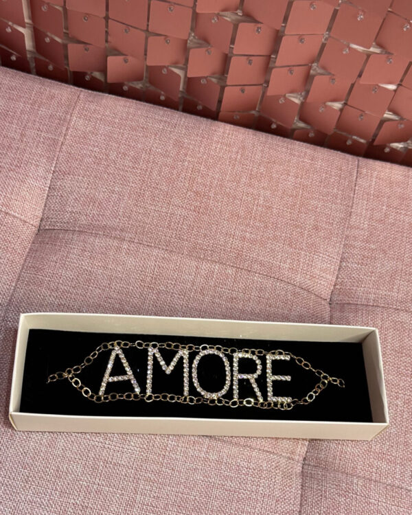 Choker DIAMOND accessori con Swarovski