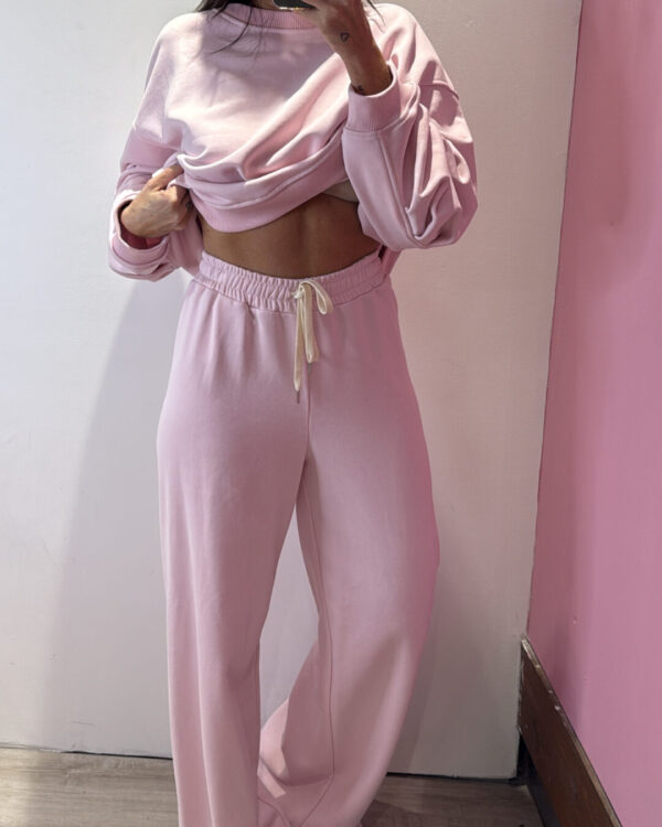 Pantalone VICOLO a palazzo, ROSA CHIARO