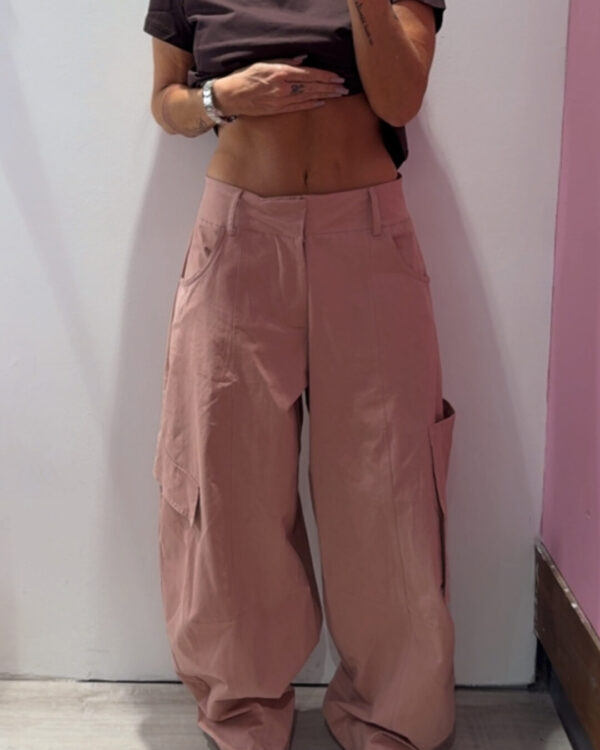 Pantalone MOTEL barrel & cargo , ROSA