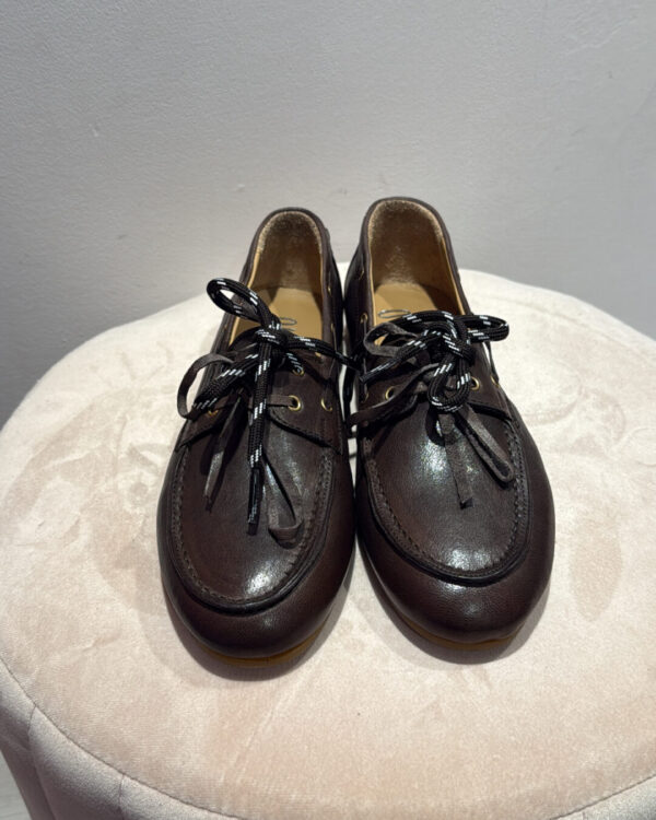 Mocassino OVYE' in pelle , MORO