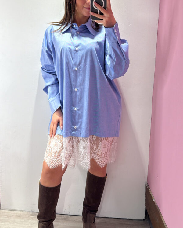 Camicia / abito VICOLO con bordo in pizzo