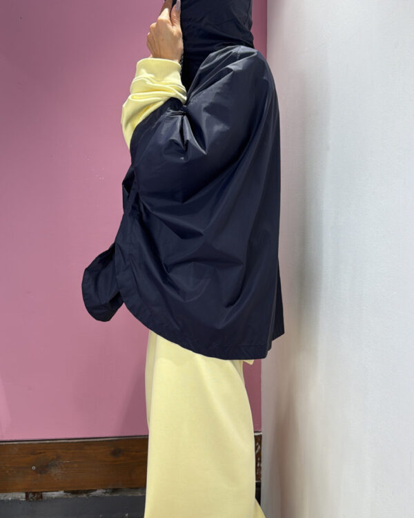 Poncho VICOLO con cappuccio, BLU