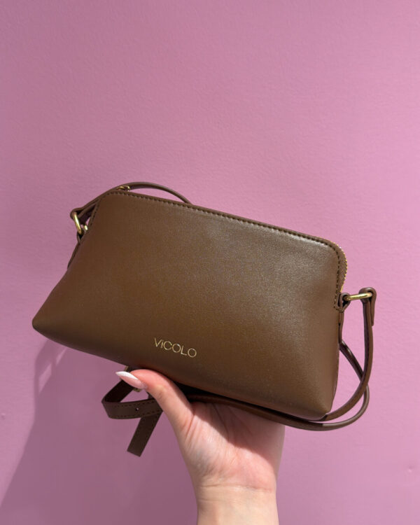 Borsa VICOLO mod. ESSENTIAL , TABACCO