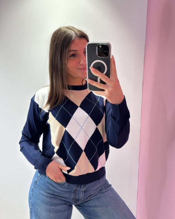 Pull MOTEL a losanghe, VARI COLORI