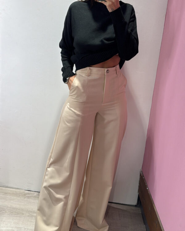 Pantalone VICOLO a palazzo, BEIGE