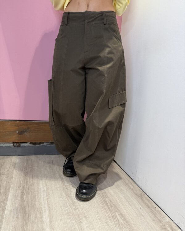 Pantalone VICOLO cargo/barrel, MORO
