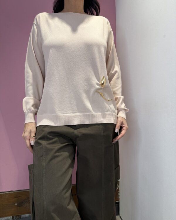 Maglia VICOLO con spilla dorata , CIPRIA