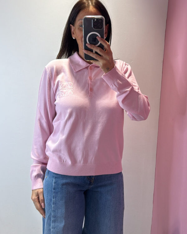 Polo MOTEL con ricamo