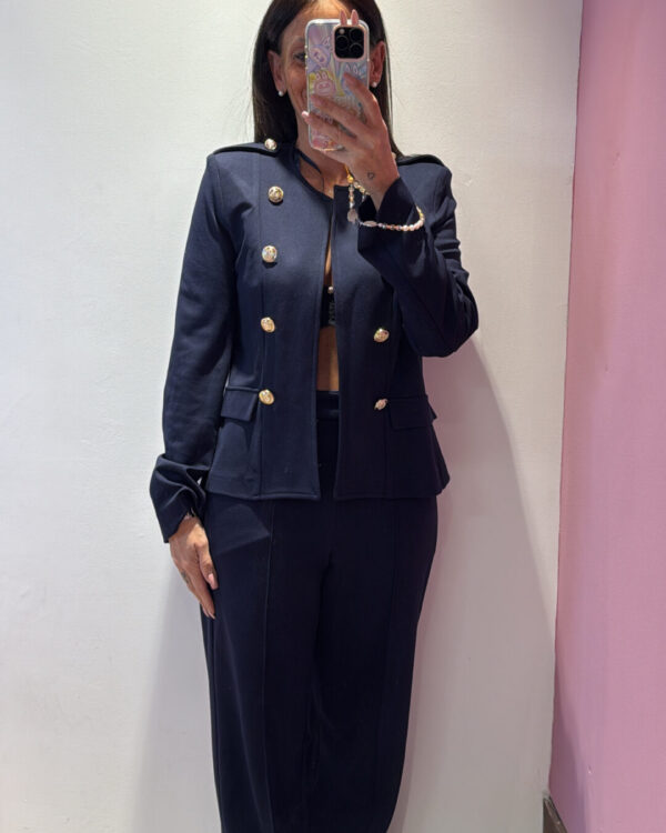 Giacca MOTEL con bottoni dorati , BLU