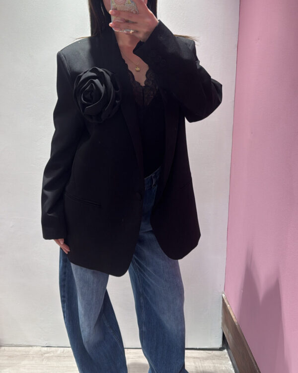 Blazer VICOLO con spilla, NERO