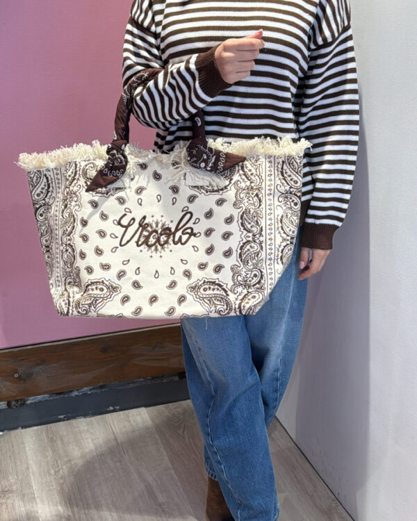 Borsa VICOLO mod. IBIZA MAXI , bandana