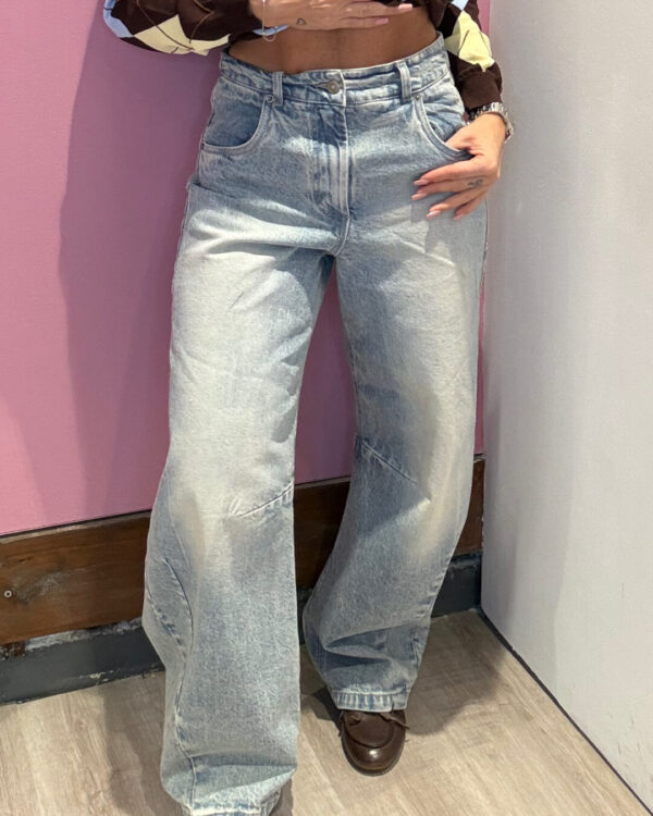 Jeans MOTEL mod. barrel effetto sabbiato